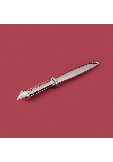 Tohana Çift Bıçaklı Yan Soyacak - Gümüş - 18 Cm Gümüş