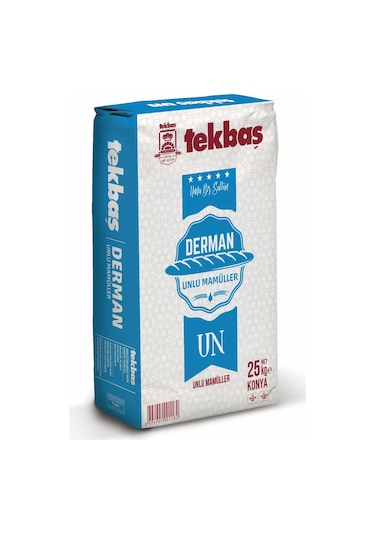 Tekbaş Un Lüks Ekmeklik ve Unlu Mamüller Unu 25 KG