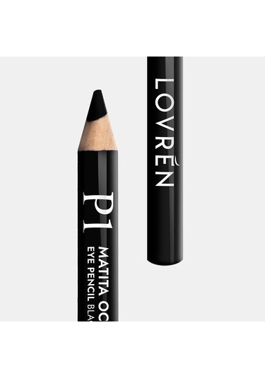 Lovren P1 Black Hard Koyu Siyah Göz Kalemi 1