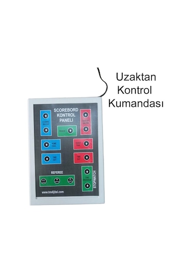 Sanec Profesyonel Basketbol Skorbord Sistemi Kasa Ölçüsü 122x108 Cm