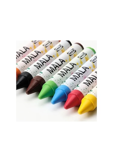 Sumuhome Mala Pastel Mum Boya Çok Renkli 8 Adet Çok Renkli