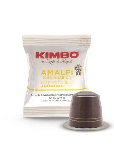 Amalfi 100% Arabica Nespresso Uyumlu Kapsül Kahve 50 Li Kutuda