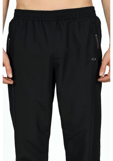 Enrico Ferry Siyah Erkek Mıcropoly Kumaş Eşofman Altı Edy2401s Siyah