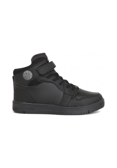 Kidessa 1517 Anatomik Taban Unisex Çocuk Ve Genç Boğazlı Sneakers Siyah