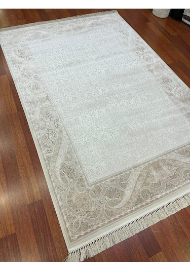 Artemis Halı Palace 08020a Krem Vizon Klasik Retro Ipek Halı 160x230 Çok Renkli