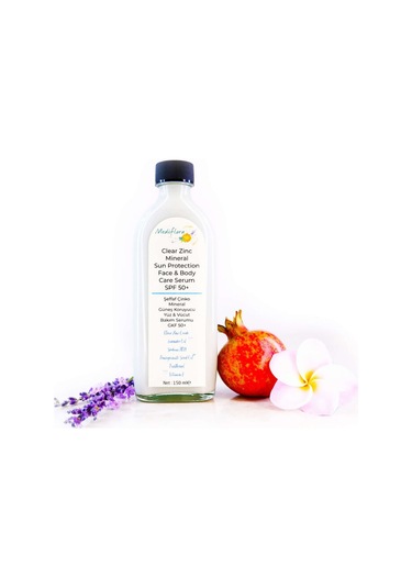 Mediflora Şeffaf Çinko Mineral Güneş Koruyucu Yüz & Vücut Bakım Serumu SPF50 150 ML