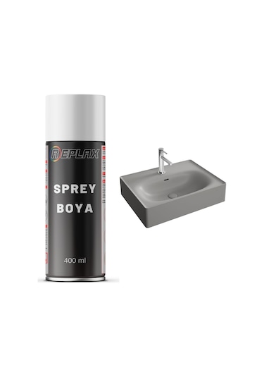 Gri Mutfak Banyo Lavabo Evye Sprey Boyası Suya Dayanıklı 400 Ml.