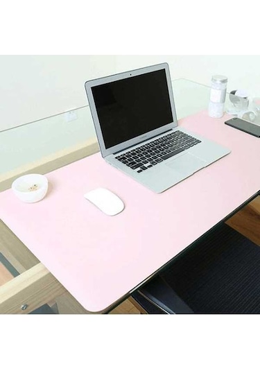 Tongxida Çok İşlevli Çift Taraflı Pu Deri Mouse Pad Klavye Pedi Mat, 80x40cm Boyut, Masa Matı, Bilgisayar Üzeri Mat