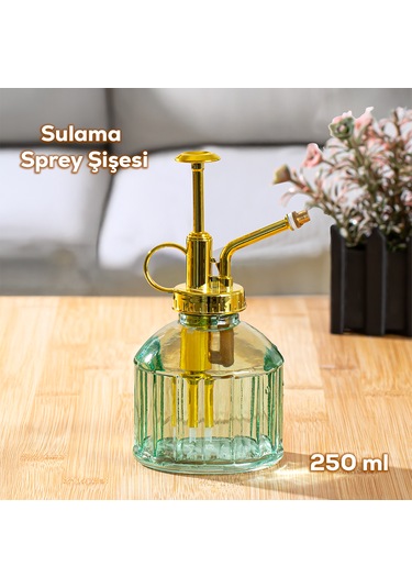 Perotti Vintage Cam Bitki Sulama Şişesi 250 ML Yeşil