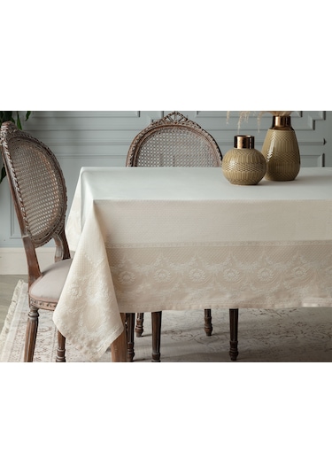 Madame Coco Orient Masa Örtüsü Moı-01160 X 230 Cm-bej