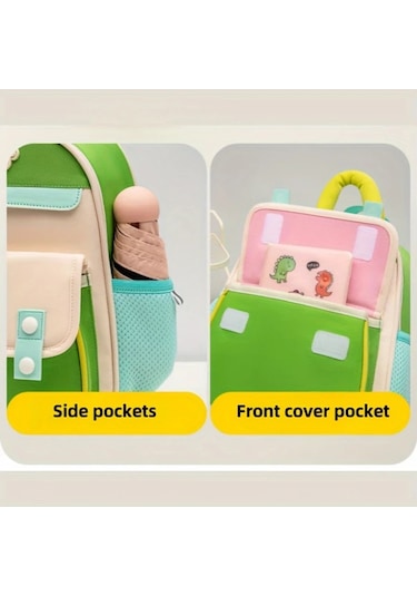 Honeybeeshop Mavi Pembe Yüksek Kaliteli Anaokulu Sırt Çantası 3-6 Yaş Ayarlanabilir Askılar Dayanıklı Mavi Pembe