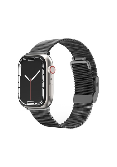 Watch 38mm Amazingthing Titan Metal Hasır Kordon Siyah