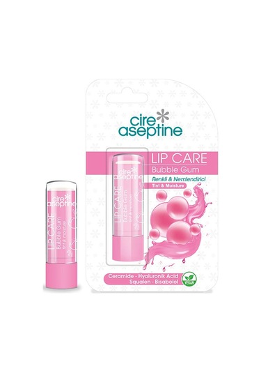 Cire Aseptine Bubble Gum Renkli Dudak Bakım Kremi 4.5 G