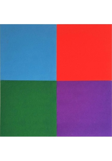 Keçe Kumaş Kaplı Mantar Duvar Panosu 4 Renkli 30X30 Cm 4 Adet