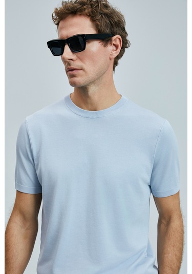 Lufian Tıno Erkek Modal Karışımlı Kazak Açık Gri Açık Gri 111090110100180 Açık Gri