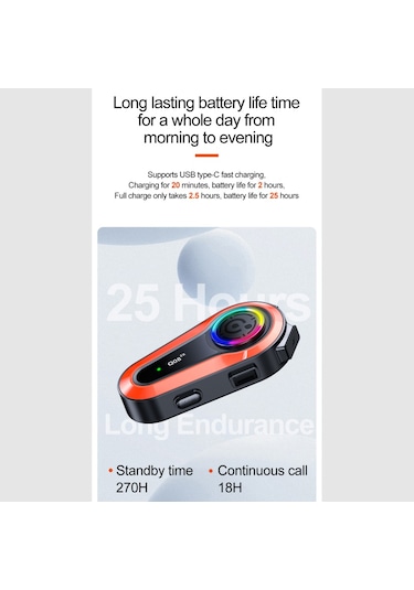 1000m Çift Kask Bluetooth Kulaklık, Açılır Kapanır Kasklar Ve 3/4 Kasklar İçin Uygundur