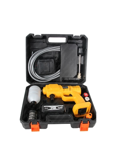 Bulldozer Kablosuz Şarjlı Oto Yıkama Makinesi Akülü Basınçlı Oto