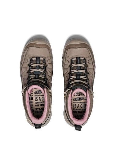 Keen 1028990 Targhee Iv Wp Brindle/nostalgia Rose Kadın Outdoor Bot Bej