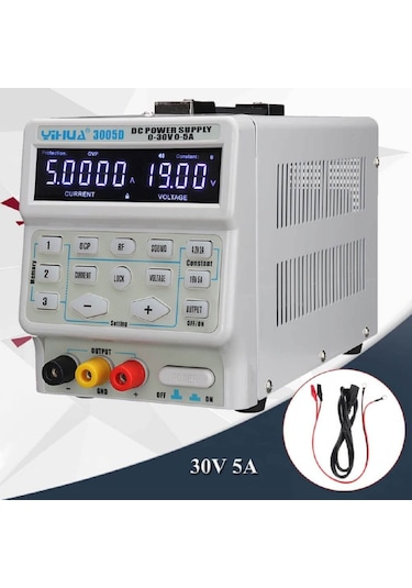 Yihua 3005D Güç Kaynağı 5A 0.30V Program Kontrollü Dc Psu