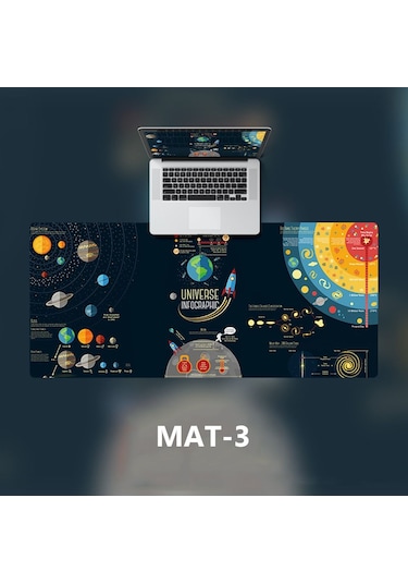 800x400 Mm Oyun Faresi Matı Starry Sky 800x400x2mmmat-3 Mat-3 800x400x2mm