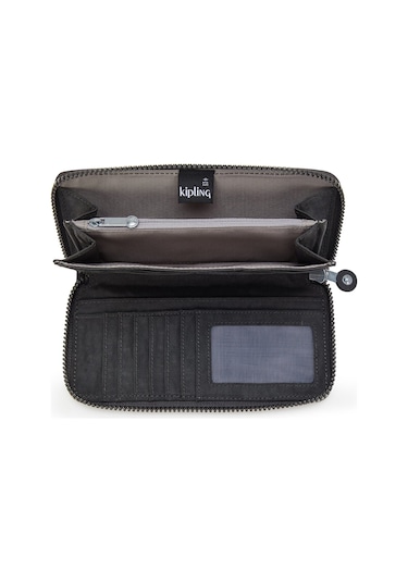 Kipling Kıplıng Money World Büyük Boy Cüzdan Siyah Black Noır Siyah