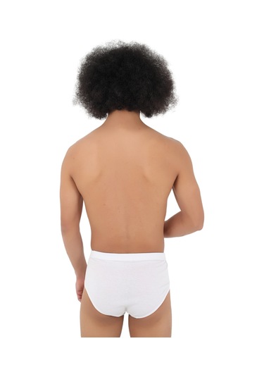 Cnt Erkek Slip Külot Likralı 3'lü Premium Paket Beyaz