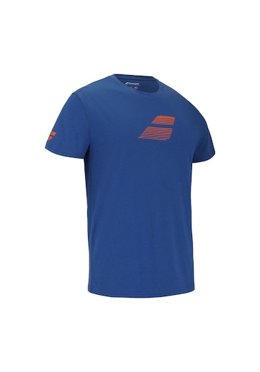 Babolat Babolat Exercise Big Flag Erkek Mavi Tişört 23067 Lacivert