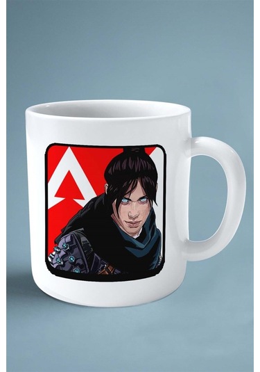 Apex Mobile1 Mobil Oyun Baskılı Kupa Bardak Çift Taraflı Baskı Kişiye Özel Model 1 Çok Renkli