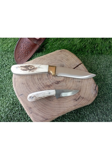 Tctknives El Yapımı Av Kamp Bıçak Kahverengi