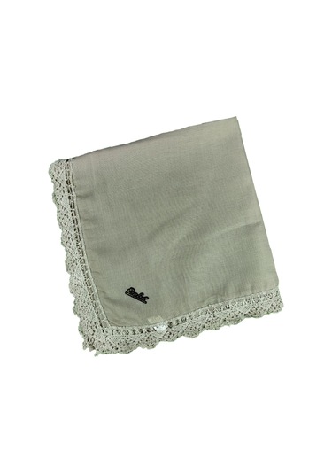 Enba Pamuklu İğne Oyalı Namaz Ve Mevlüt Örtüsü 110x110 Cm Vizon