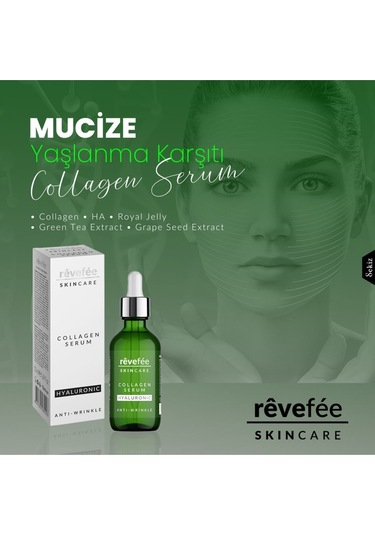 4'lü Kırışıklık Karşıtı Serum Kolajen - Hyalunorik Acit -collagen