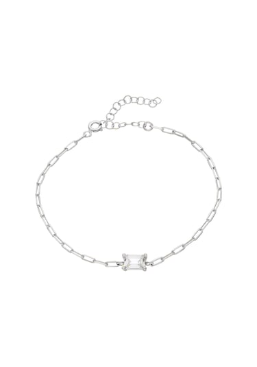 Zincir Baget Bileklik 717022 Silver