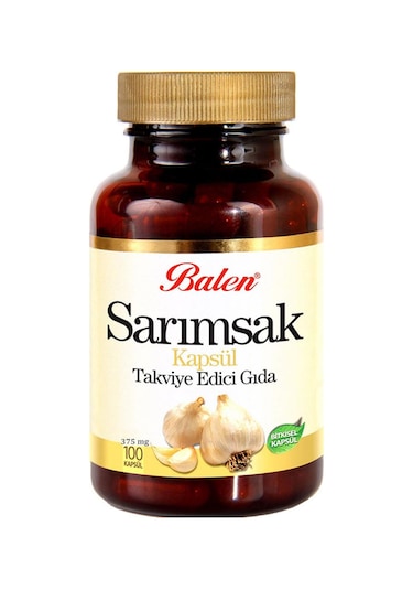 Balen Sarımsak Kapsül 375 Mg 100 Kapsül X 3 Adet