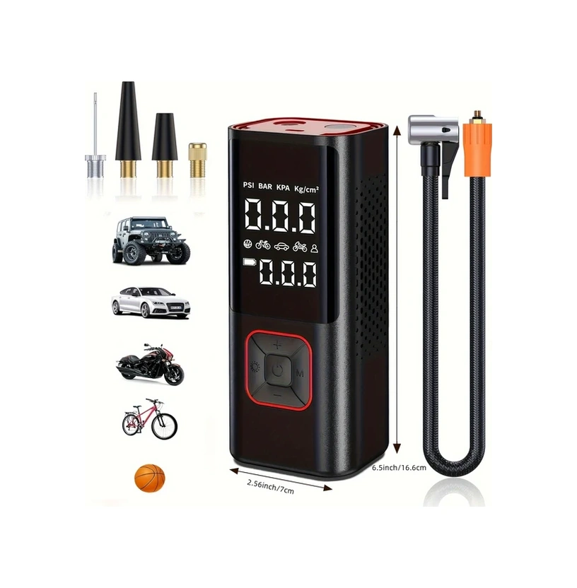 Oldfriend 20000mah Portatif Şarjlı Inflator Lastik Pompası 150psı Araba Bisiklet Motor