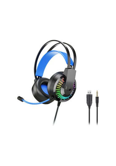 Leezsing Ovleng Gt68 Rgb Aydınlatmalı Oyun Kulaklığı - Mikrofonlu, 3.5mm Ve Usb Bağlantılı, Ayarlanabilir Ses Kontrollü