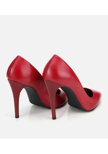 Hotiç Kadın Deri Kırmızı Yüksek Topuklu Stiletto 01ayh312580a750 01ayh312580a750 Kırmızı