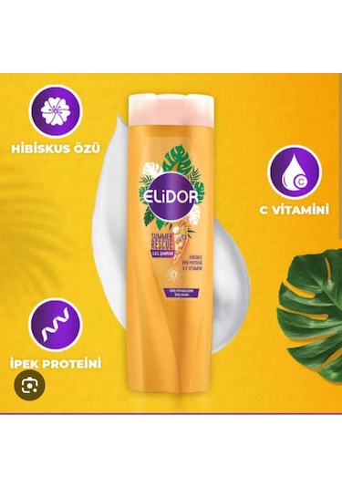 Elidor Summer Hibiskus İpek Proteini & C Vitamini Rescue S.o.s. Şampuan 400 ML