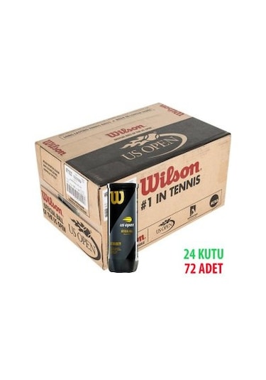Wilson 24 Kutu Wilson Us Open Tenis Topu Vakum Ambalajda 1 Box