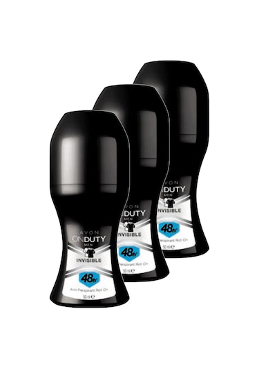 Avon Onduty Invisible Erkek Roll-On Deodorant 3 x 50 ML