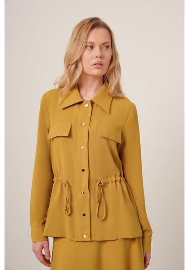 Ftz Women Kadın Melise Crep Takım Yağ Yeşili 31172 Yağ Yeşili