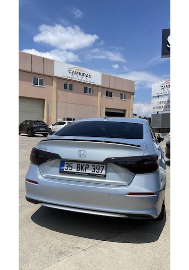 Autogp Honda Civic Fe1 Bagaj Üstü Spoiler Hybrid Pianoblack 2021+