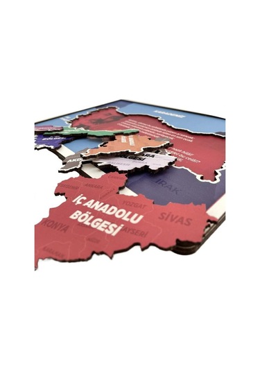 Moon Beavers Benim Güzel Vatanım Bayrak 83044,ahşap Eğitici Oyuncak Puzzle