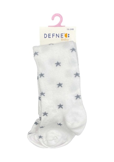 Defne Baby Bebek Külotlu Çorap 019-21 Beyaz