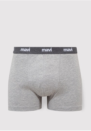Mavi - Gri Basic Boxer 0911180-82816