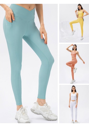 Moveevo Kadınlar İçin Yoga Ve Koşu Taytları - Daraltıcı Geniş Bel Bantı, Riblu Dokuma, Yan Cep - Mavi Sarı Pembe Beyaz Seçenekleri - Spandex Ve Naylon Karışımı Sarı Moveevo Kadınlar İçin Yoga Ve Koşu Taytları - Daraltıcı Geniş Bel Bantı, Riblu Dokuma, Yan Cep - Mavi Sarı Pembe Beyaz Seçenekleri - Spandex Ve Naylon Karışımı Sarı