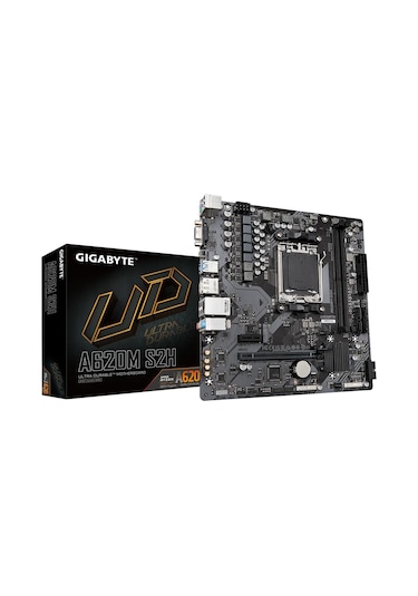 Gigabyte A620M S2H AMD A620 6400 MHz (OC) DDR5 Soket AM5 mATX Anakart
