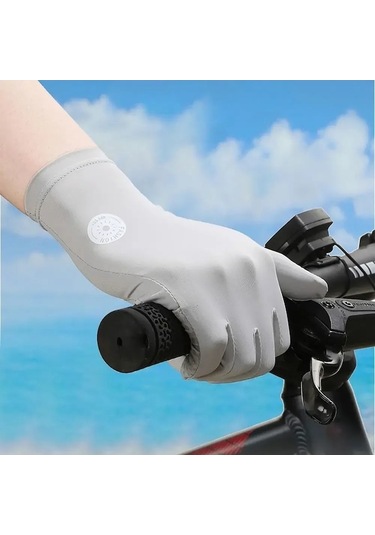 Pazly 2'li Paket Yaz Buz İpek Eldiven Kadın Uv Koruma Güneşten Koruyucu 1 Adet 1 Adet