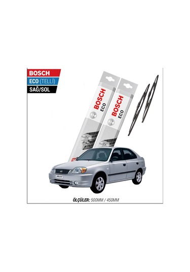 Hyundai Accent Silecek Takımı 2000-2005 Bosch Eco