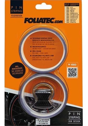 Foliatec Jant Şerit Seti Ve Montaj Aparatı 215x4cm-6mm Lacivert