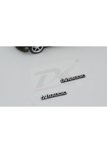 Dynaudio Logo Hoparlör Krom Metal 3M Logo Amblem 2 Li Set N11.4295